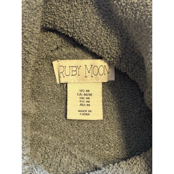 Ruby Moon Anthropologie Sweater Women Size Medium Chunky‎ Knit Cowl Neck Cropped - Picture 3 of 12
